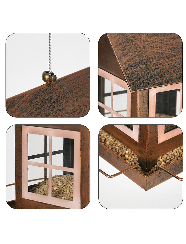 Outdoor Hanging Metal Bird Feeder