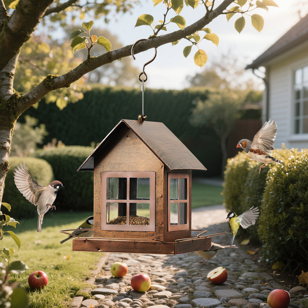 Outdoor Hanging Metal Bird Feeder
