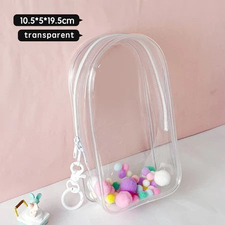 Labubu PVC Transparent Storage Bag 