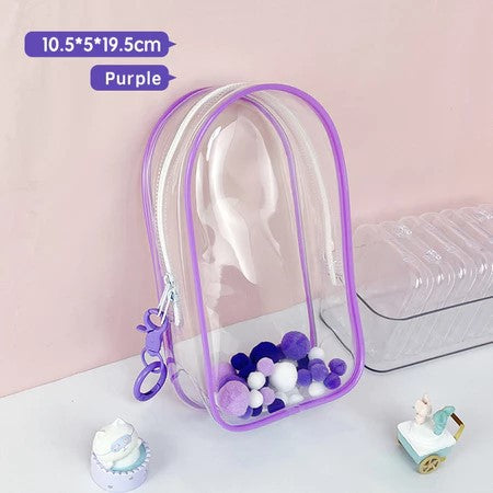 Labubu PVC Transparent Storage Bag 
