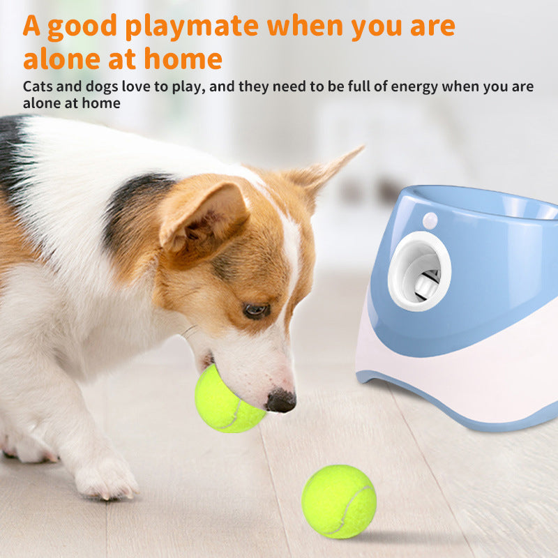 Rechargeable Automatic Tennis Ball Launcher for Dogs
