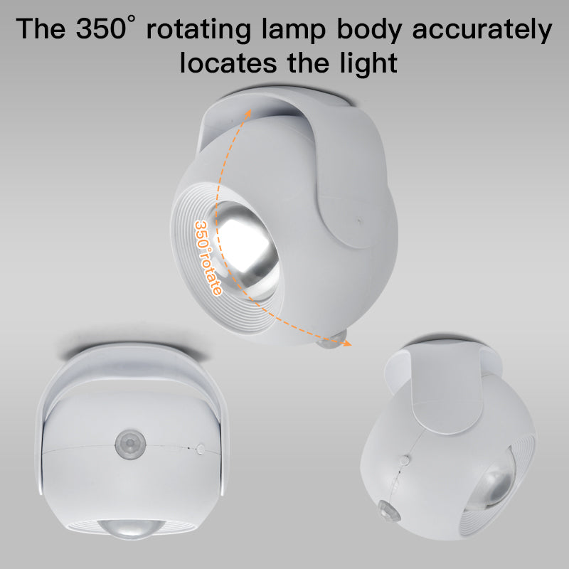 LED Wall Sconce with Motion Sensor, 3-Color Sunset Lamp for Bedroom, Rechargeable & Battery Operated, Magnetic Wireless Light, Dimmable Picture Light