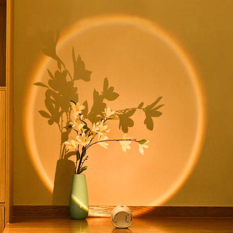 LED Wall Sconce with Motion Sensor, 3-Color Sunset Lamp for Bedroom, Rechargeable & Battery Operated, Magnetic Wireless Light, Dimmable Picture Light