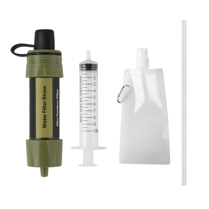 Mini Water Filter Straw – Portable Outdoor Water Purifier for Camping, Hiking, Survival & Emergency Use