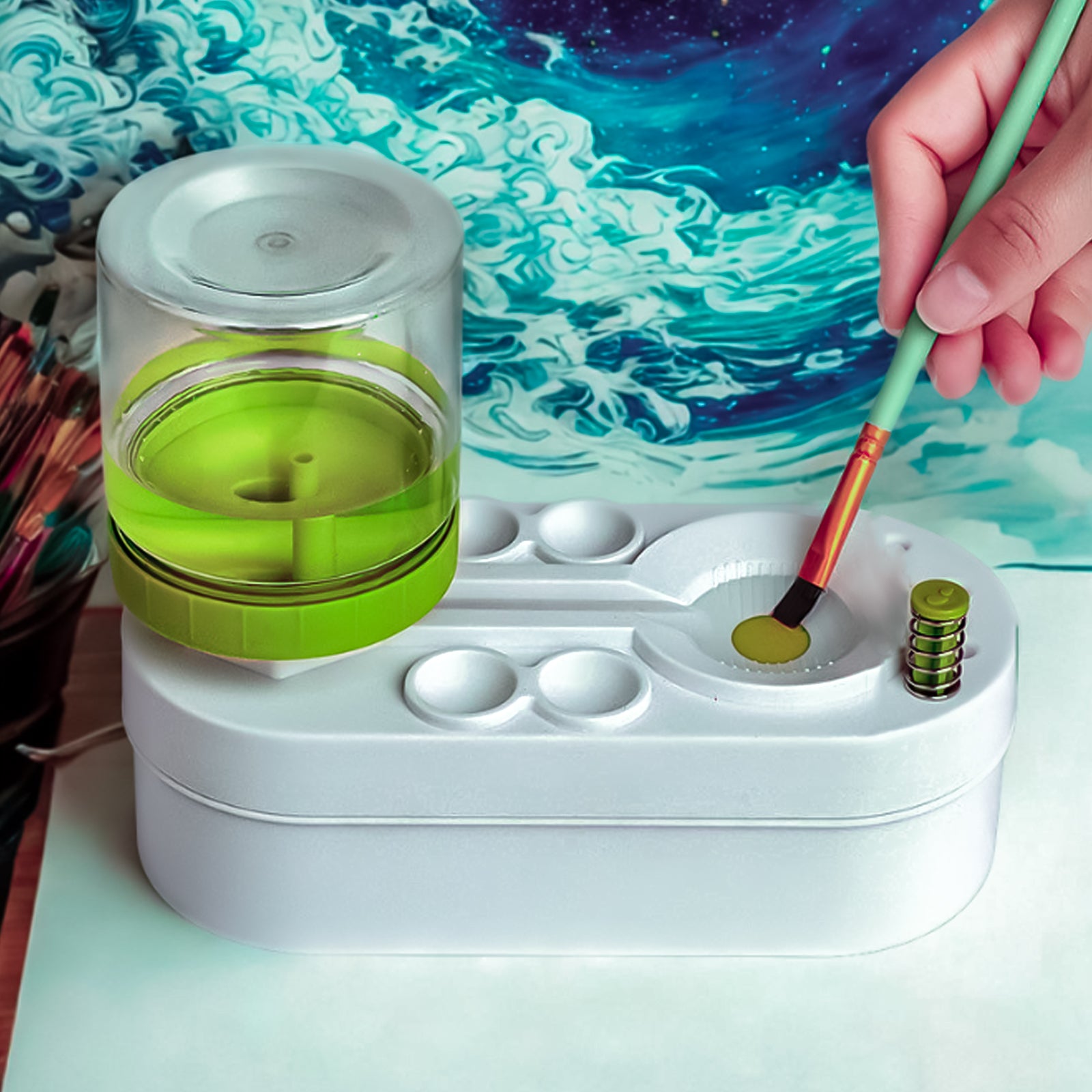 Automatic Paint Brush Cleaner