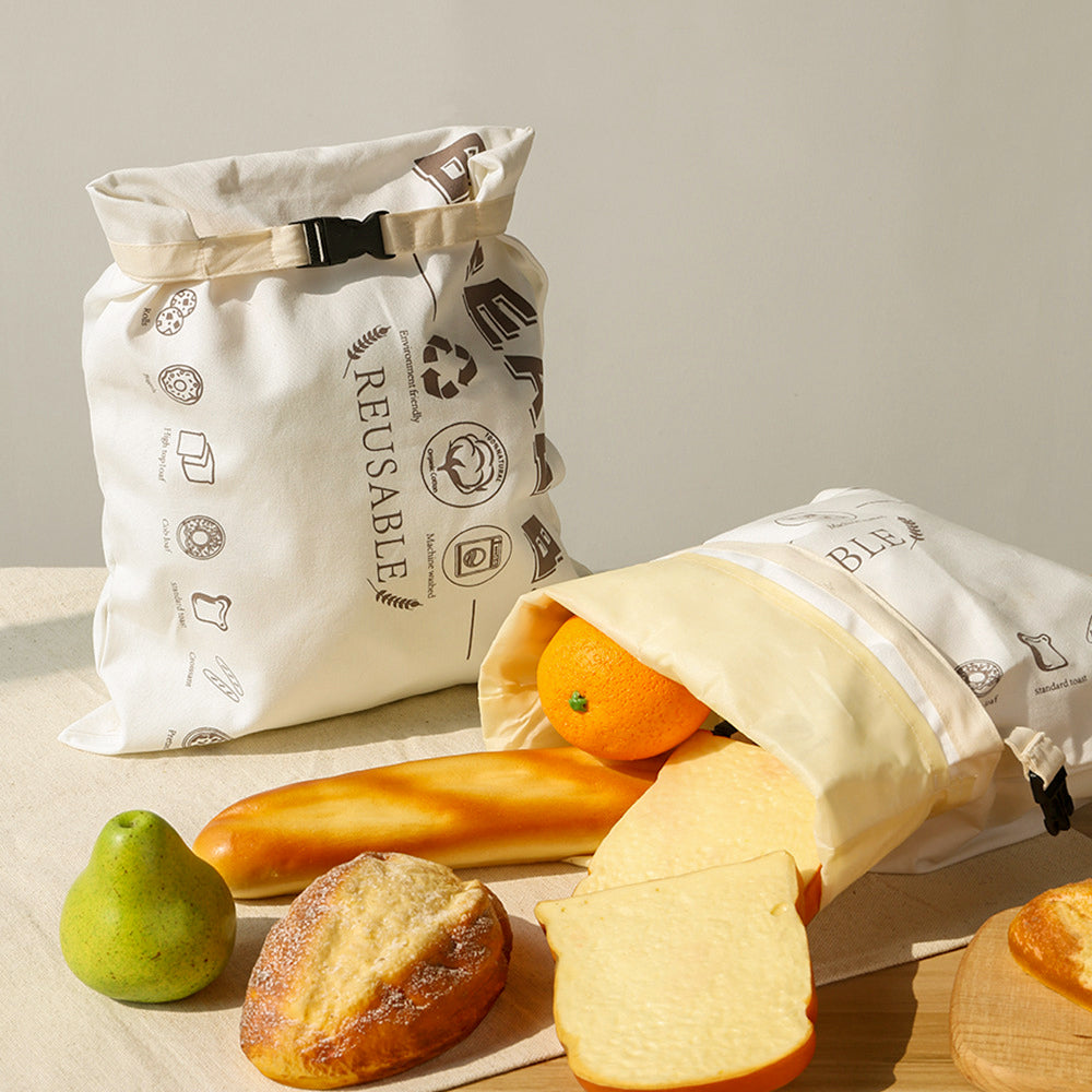 Reusable Beeswax Bread Bag