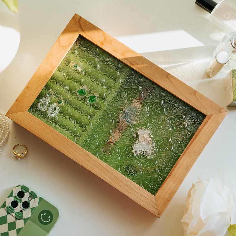 Wooden Jewelry Organizer with Magnetic Closure