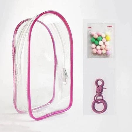 Labubu PVC Transparent Storage Bag 