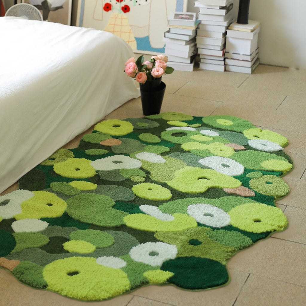 3D Mossy Flocked Carpet