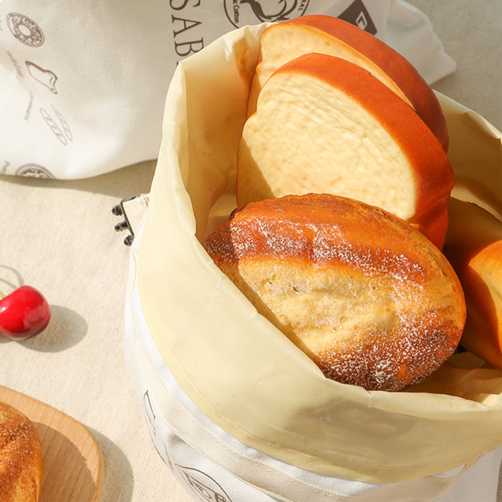 Reusable Beeswax Bread Bag