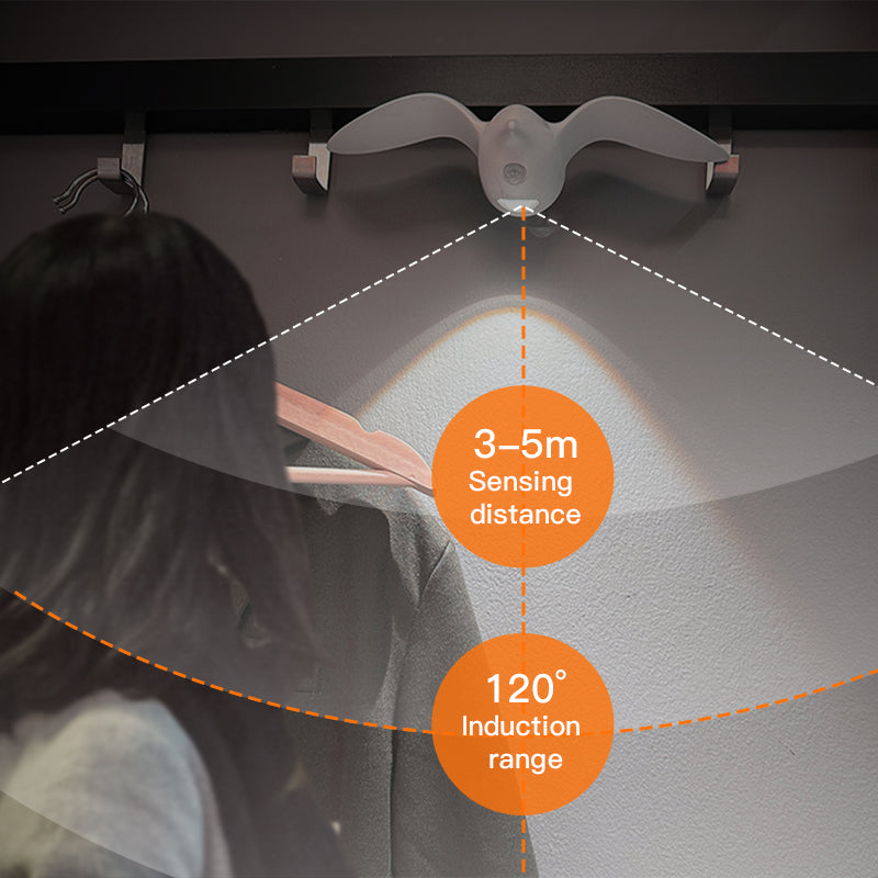 Sensor Lamp for Home Decor & Outdoor Seagull Body Motion Light Water-Resistant