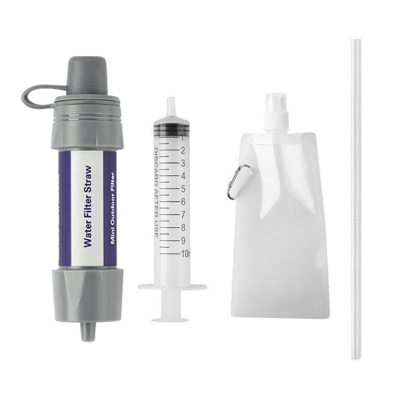 Mini Water Filter Straw – Portable Outdoor Water Purifier for Camping, Hiking, Survival & Emergency Use