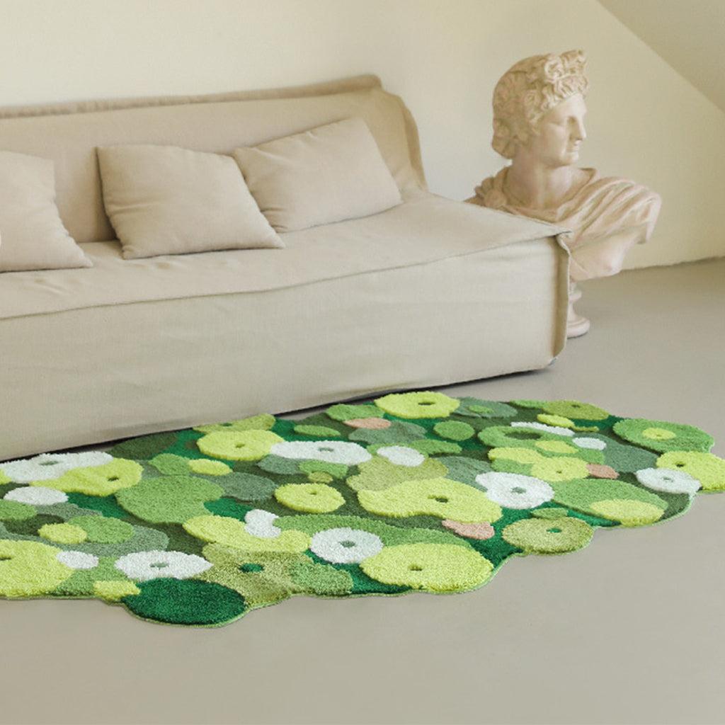 3D Mossy Flocked Carpet