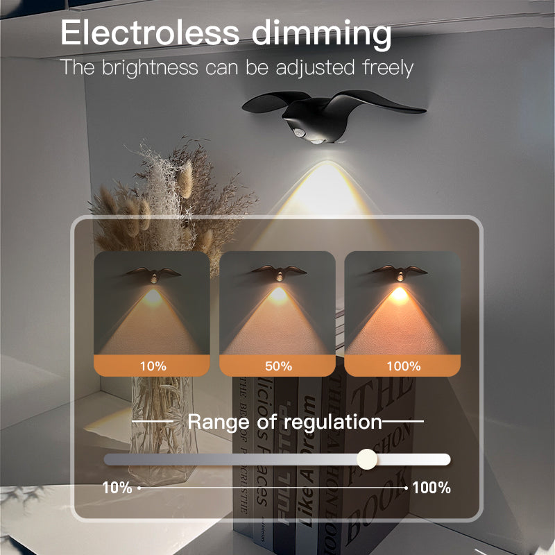 Sensor Lamp for Home Decor & Outdoor Seagull Body Motion Light Water-Resistant