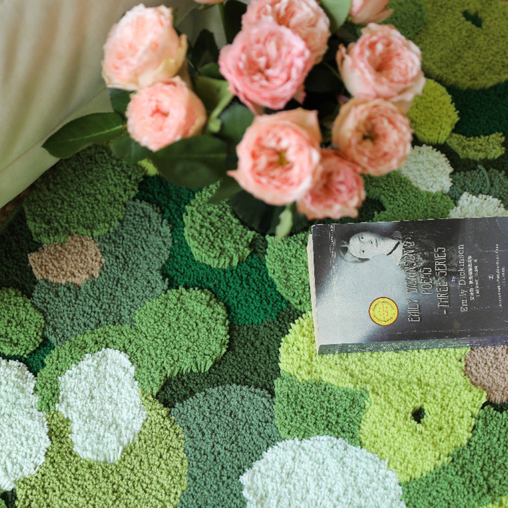 3D Mossy Flocked Carpet