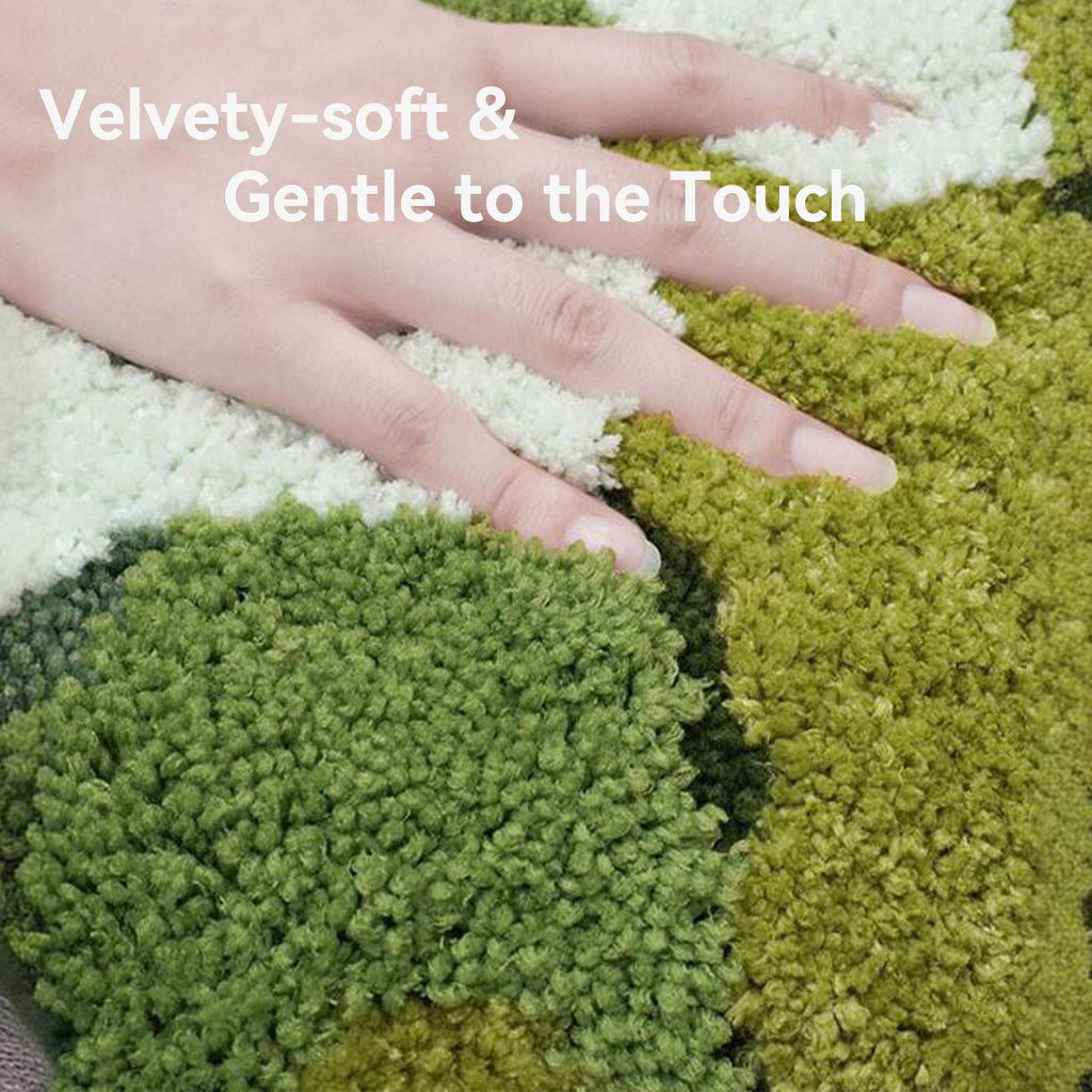 3D Mossy Flocked Carpet
