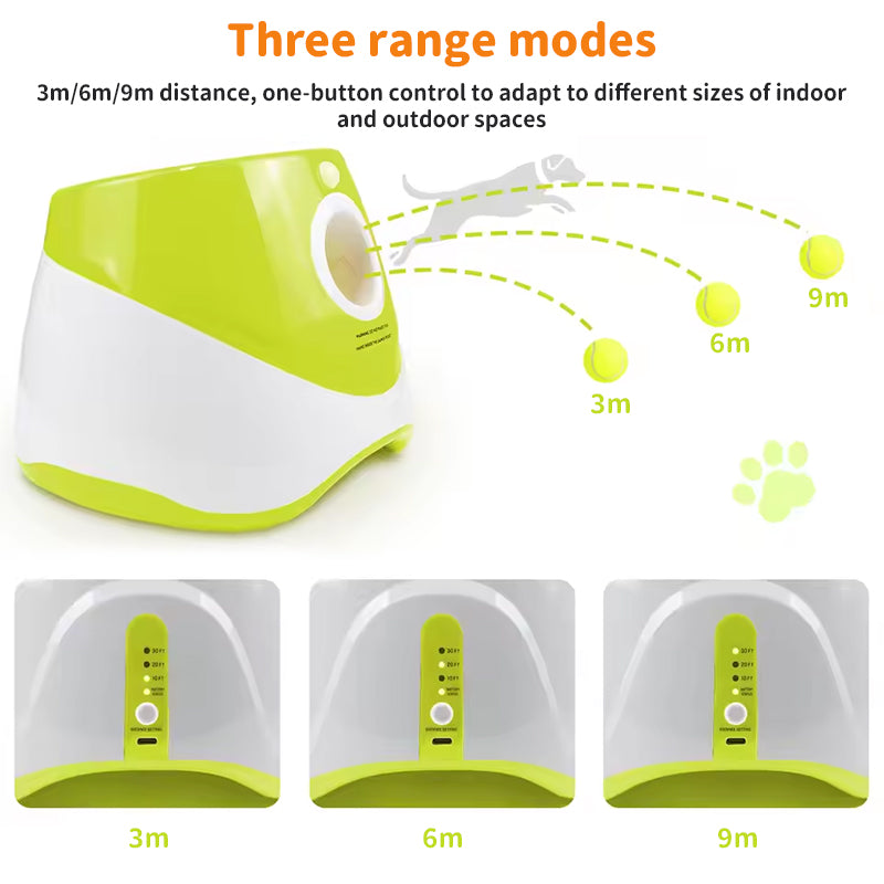 Rechargeable Automatic Tennis Ball Launcher for Dogs