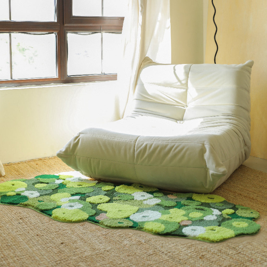 3D Mossy Flocked Carpet