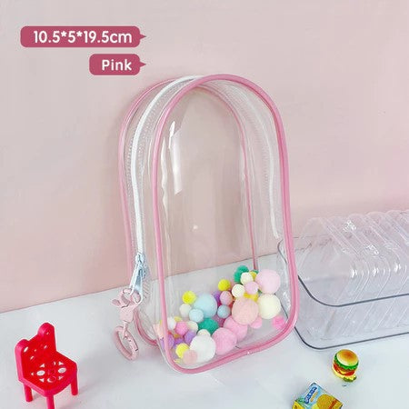 Labubu PVC Transparent Storage Bag 