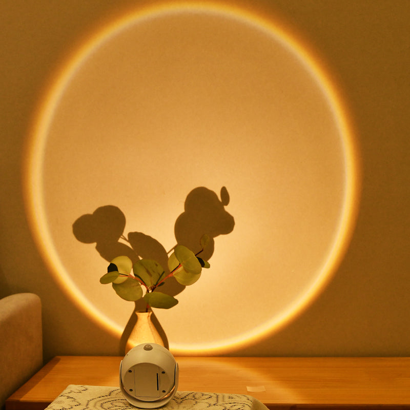 LED Wall Sconce with Motion Sensor, 3-Color Sunset Lamp for Bedroom, Rechargeable & Battery Operated, Magnetic Wireless Light, Dimmable Picture Light