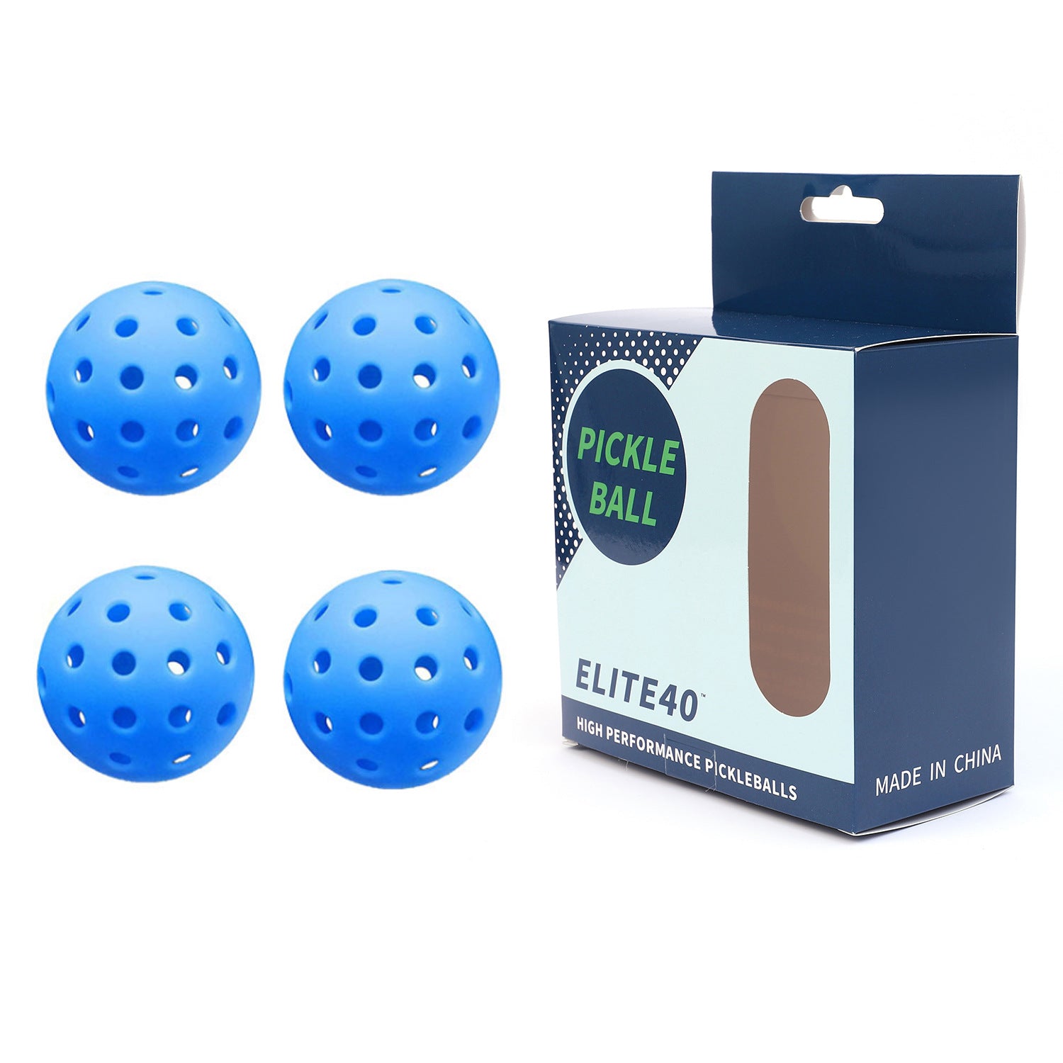 Official 40-Hole Outdoor Pickleballs – USA Pickleball Ball