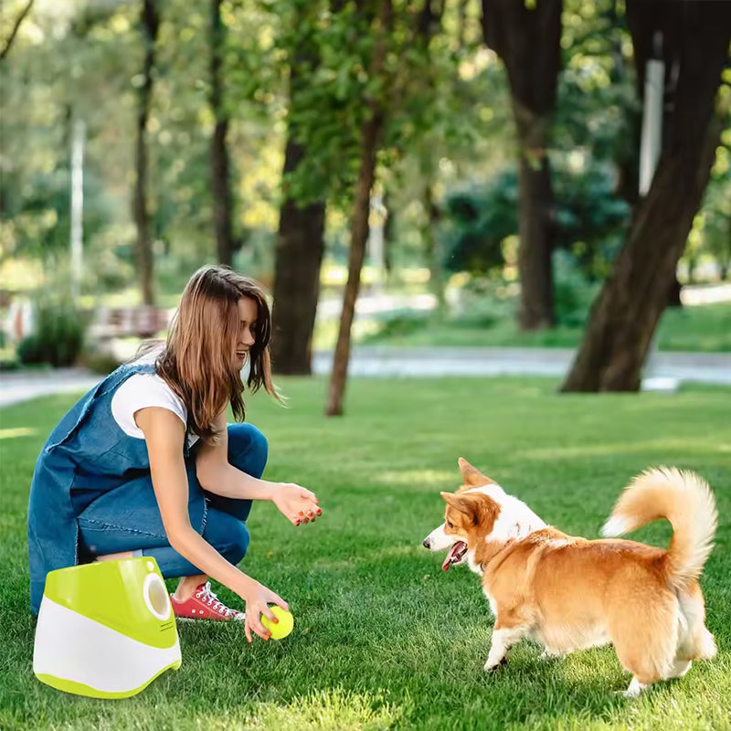 Rechargeable Automatic Tennis Ball Launcher for Dogs
