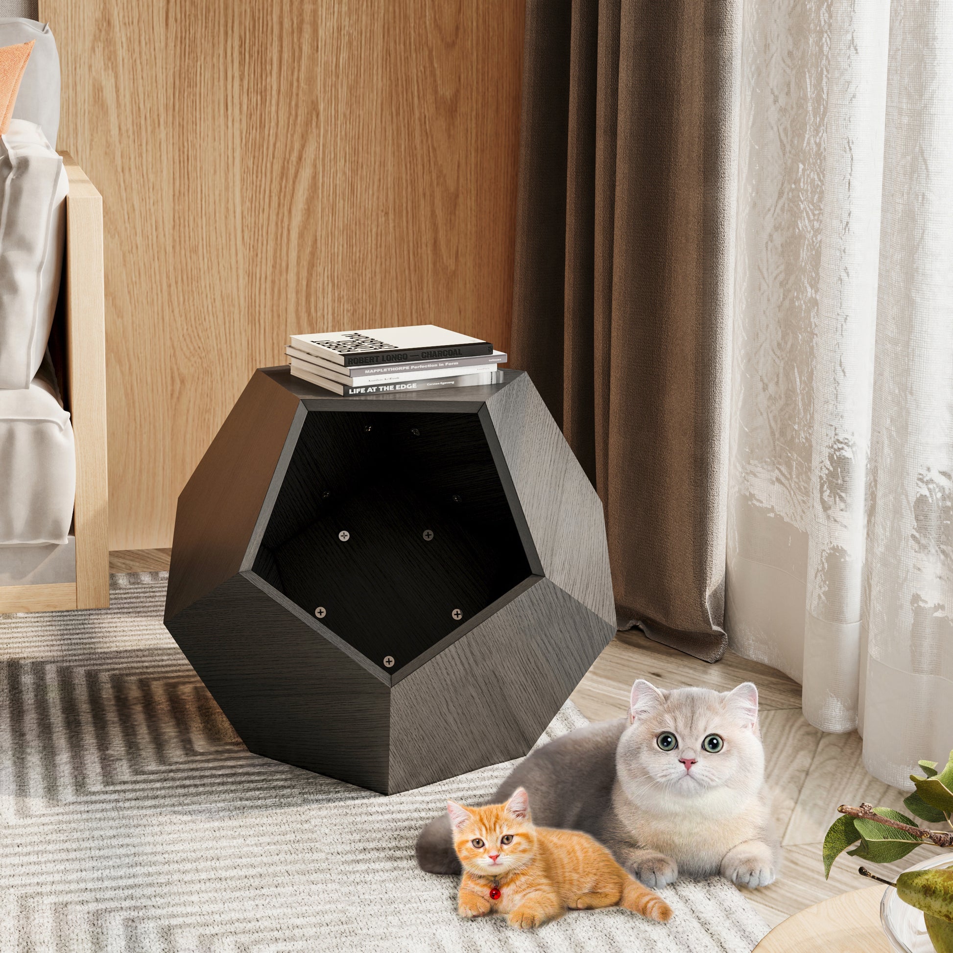 Modern Cat House Side Table