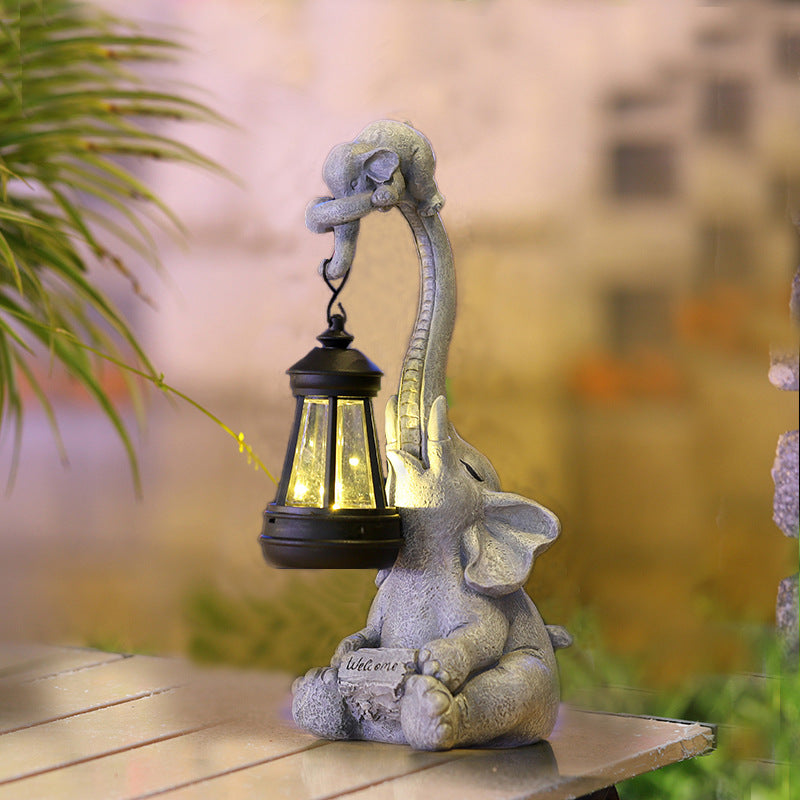 Solar Elephant Garden Light for Outdoor