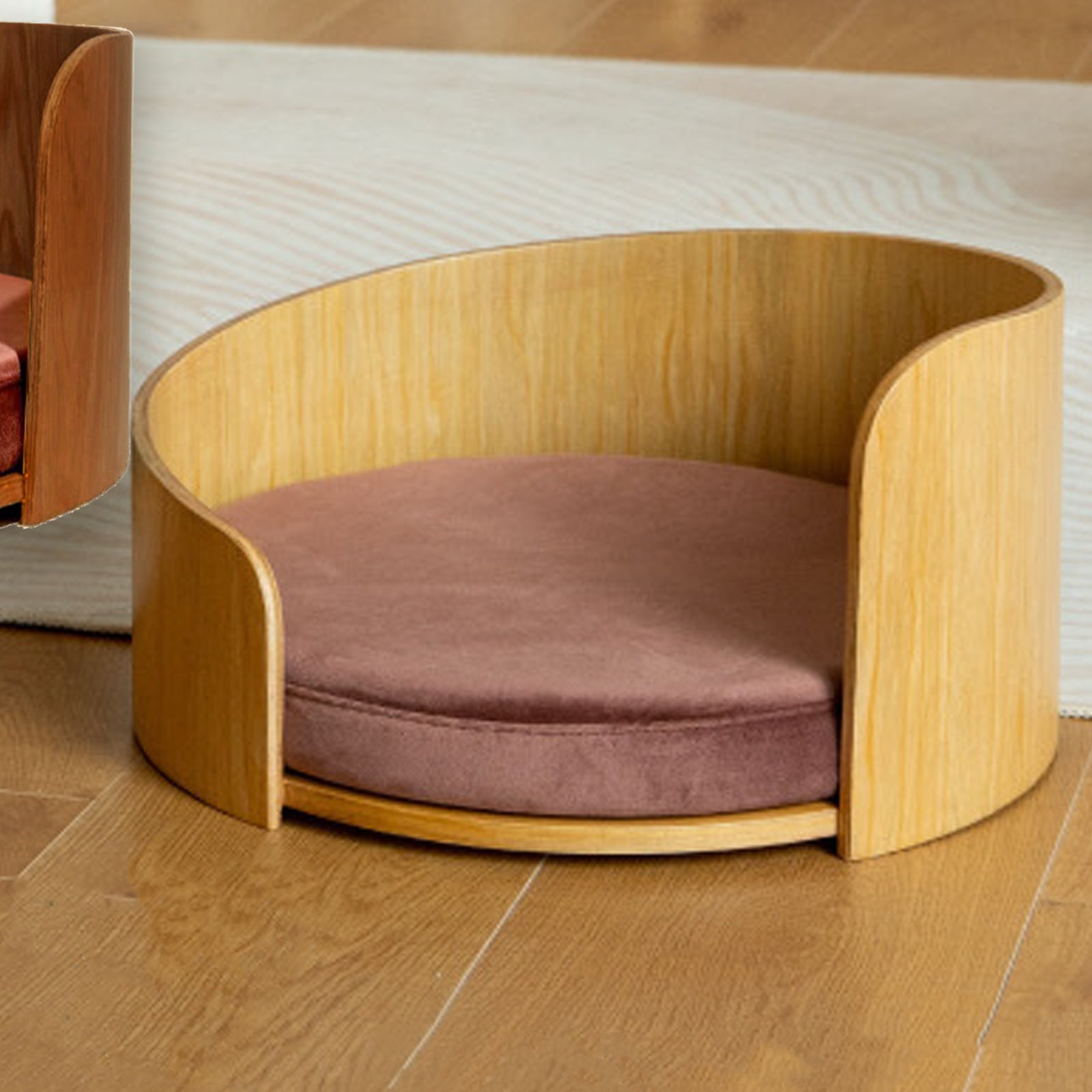 Cozy Cat Bed with Removable Cushion