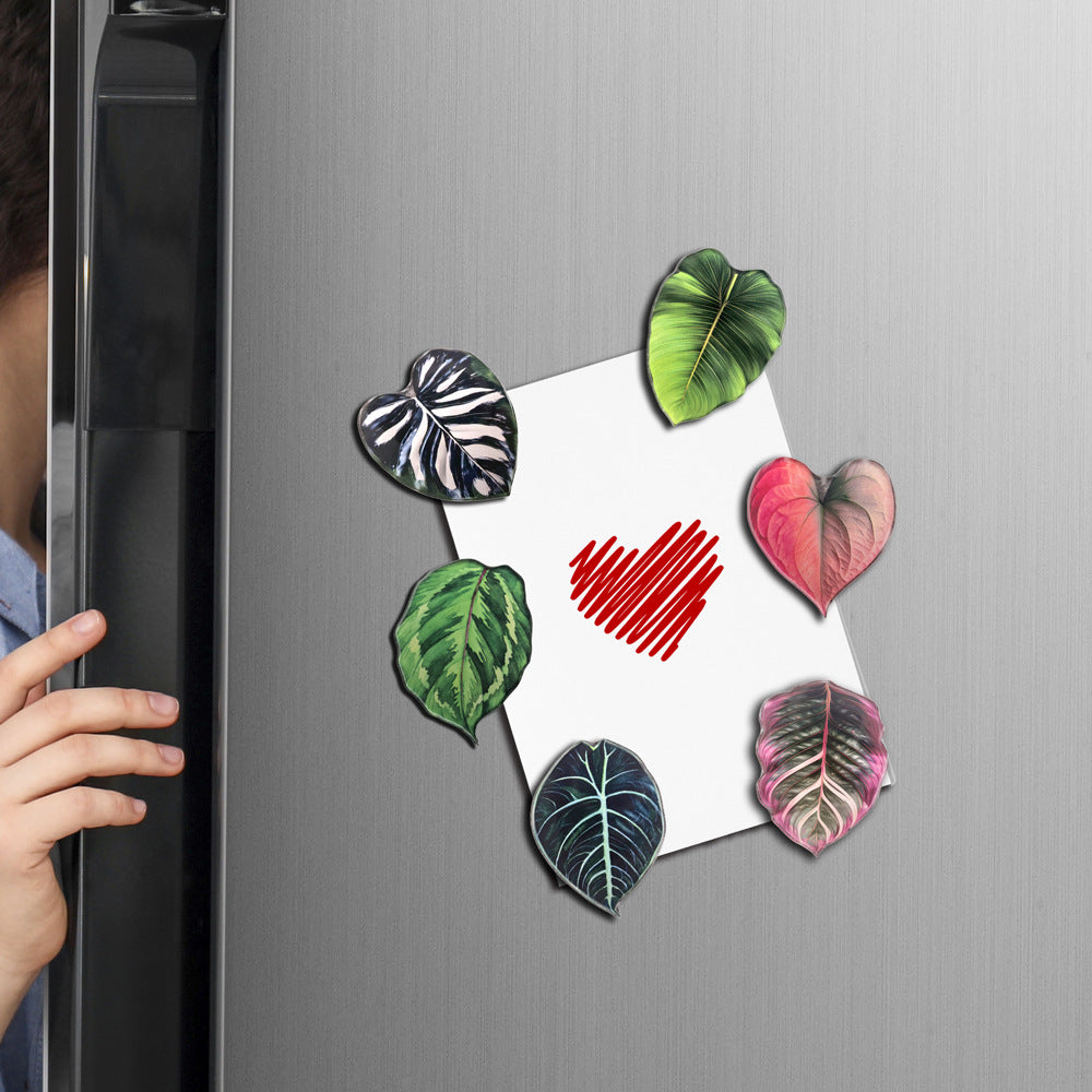 Tropical Leaf Fridge Magnets
