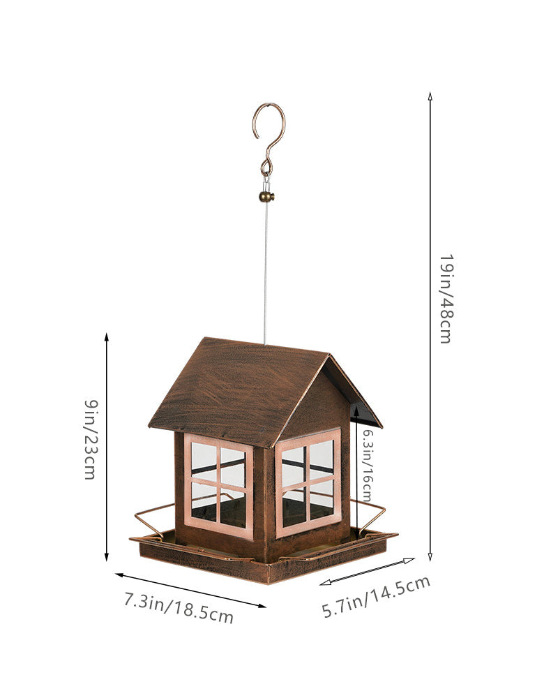 Outdoor Hanging Metal Bird Feeder