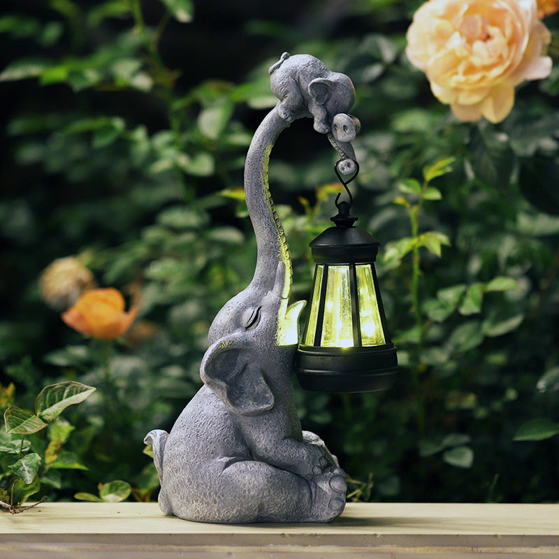 Solar Elephant Garden Light for Outdoor