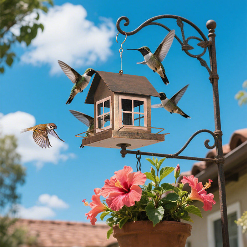 Outdoor Hanging Metal Bird Feeder