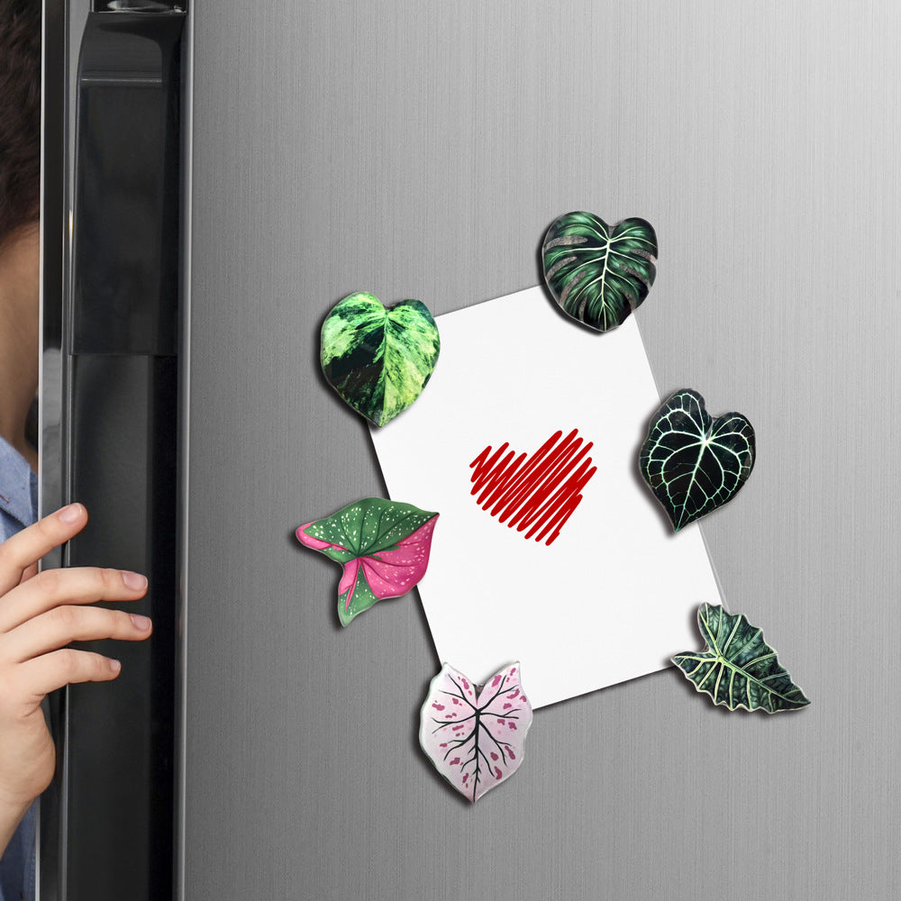 Tropical Leaf Fridge Magnets