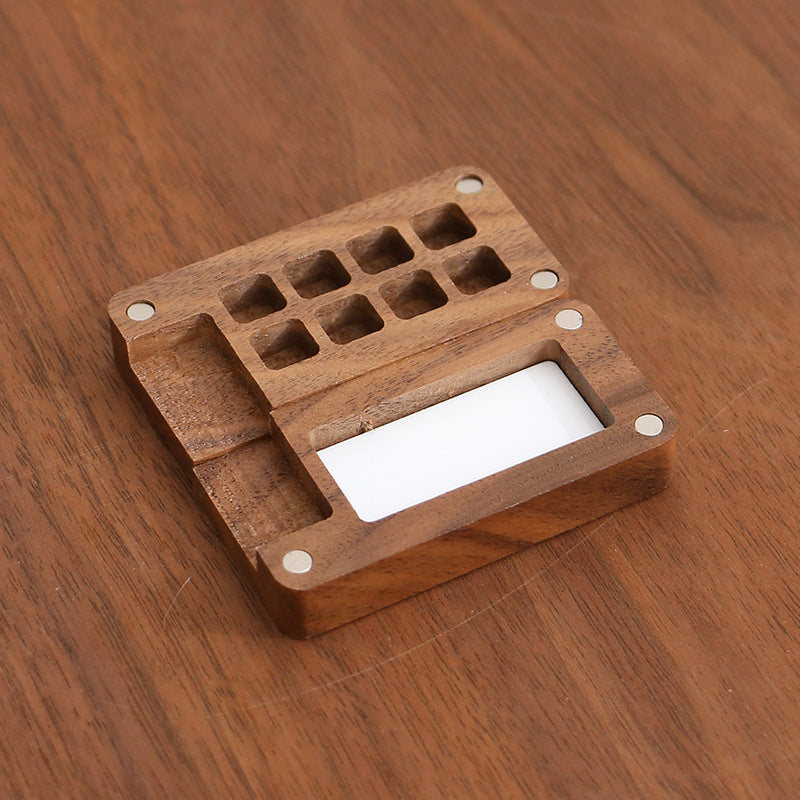 Portable Magnetic Wooden Paint Palette