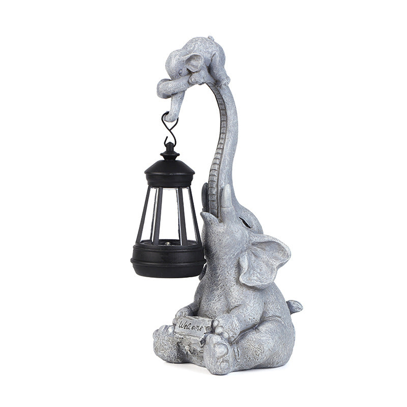 Solar Elephant Garden Light for Outdoor