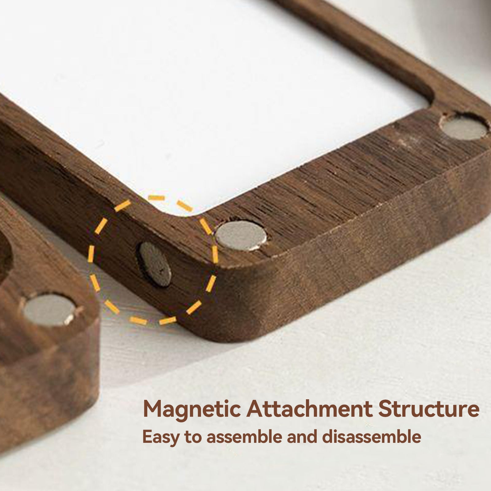 Portable Magnetic Wooden Paint Palette