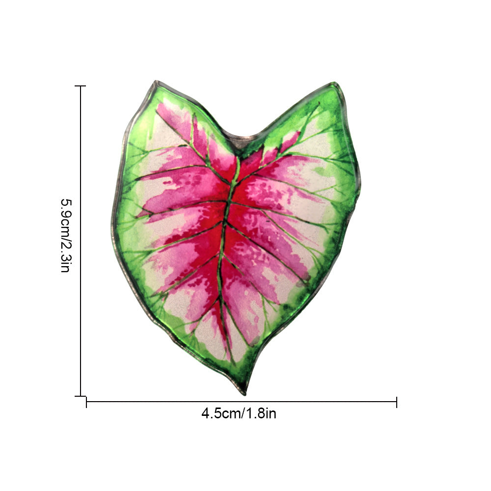 Tropical Leaf Fridge Magnets