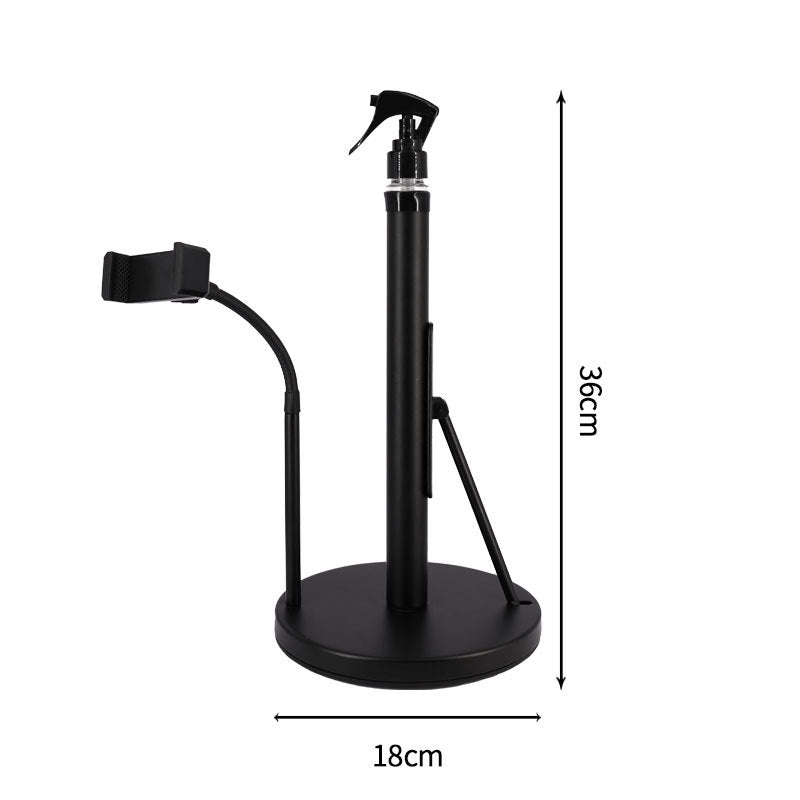 3-in-1 Standing Paper Towel Holder with Spray Bottle & Phone Stand