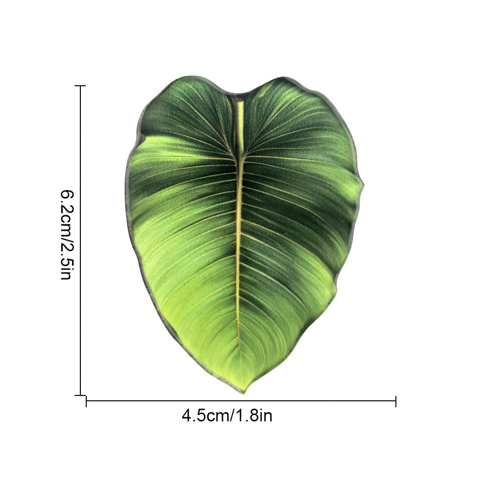 Tropical Leaf Fridge Magnets
